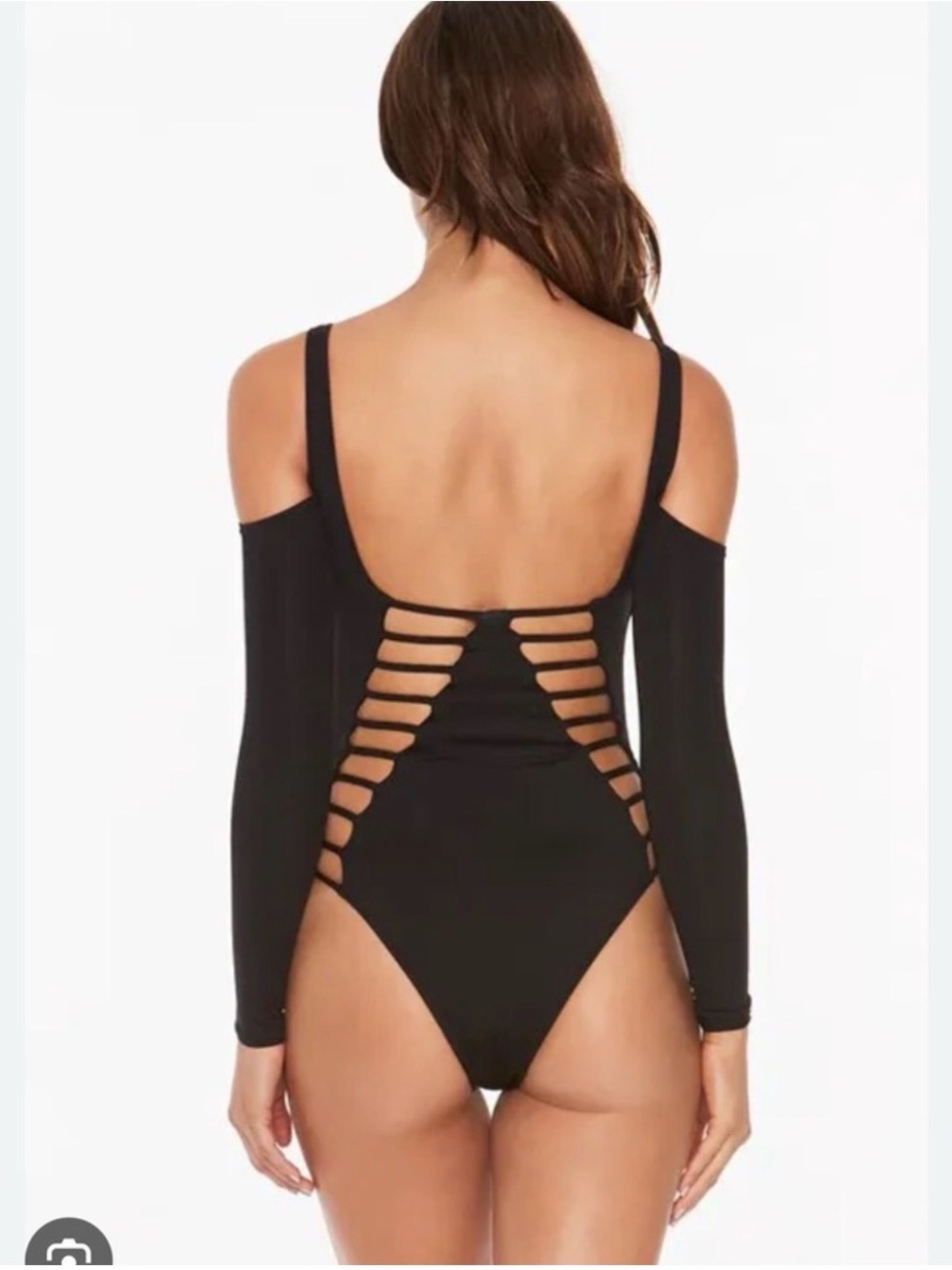 l*space Women’s Wild Heart One-Piece Bodysuit Swim, size 4
